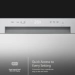 LG 24" Front Control Built-In Stainless Steel Tub Dishwasher SenseClean 52 dBA Stainless Steel from Kings Outlet