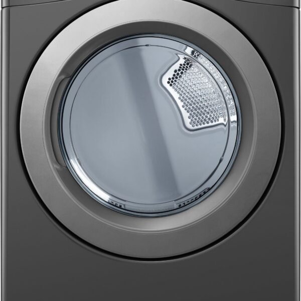 LG 7.4 Cu. Ft. Stackable Electric Dryer Wrinkle Care Middle Black from Kings Outlet