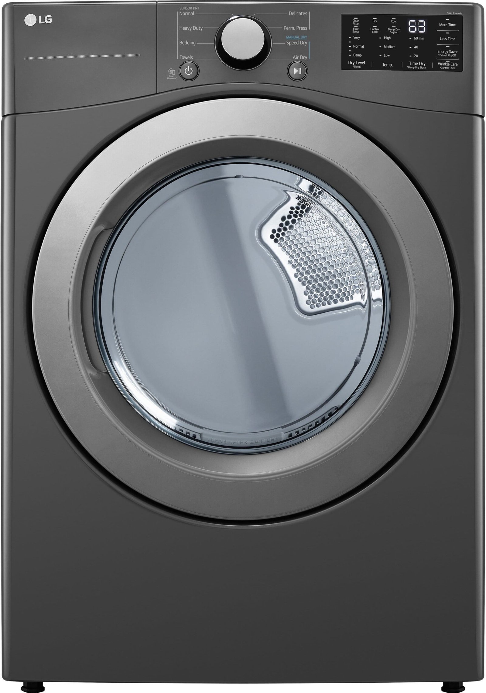 Kings Outlet LG 7.4 Cu. Ft. Stackable Electric Dryer Wrinkle Care Middle Black LG 7.4 Cu. Ft. Stackable Electric Dryer Wrinkle Care Middle Black from Kings Outlet