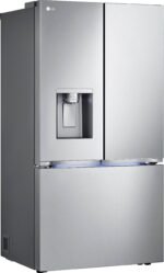 LG Counter-Depth MAX 25.5 Cu. Ft. French Door Smart Refrigerator Four Kinds of Ice from Kings Outlet
