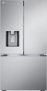 LG Counter-Depth MAX 25.5 Cu. Ft. French Door Smart Refrigerator Four Kinds of Ice from Kings Outlet