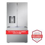 LG Counter-Depth MAX 25.5 Cu. Ft. French Door Smart Refrigerator Four Kinds of Ice from Kings Outlet