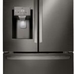 LG 27.7 Cu. Ft. French Door Smart Refrigerator External Ice Water Black Stainless Steel from Kings Outlet