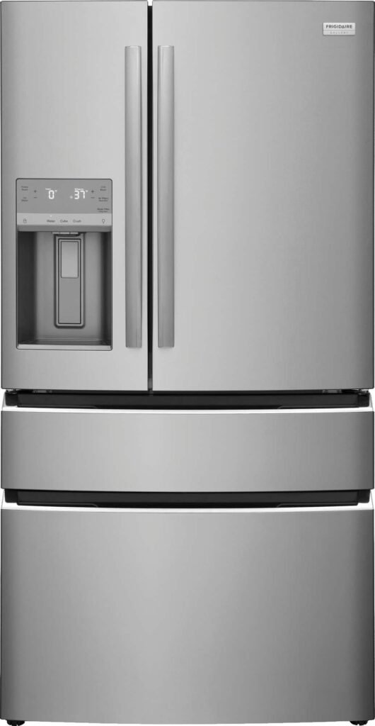 Frigidaire Gallery 21.5 Cu. Ft. 4-Door French Door Counter-Depth Refrigerator Smudge Proof Stainless Steel from Kings Outlet