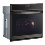 LG 30" Smart Built-In Single Electric Convection Wall Oven Air Fry Black Stainless Steel from Kings Outlet