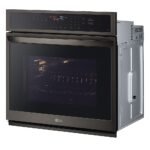 LG 30" Smart Built-In Single Electric Convection Wall Oven Air Fry Black Stainless Steel from Kings Outlet