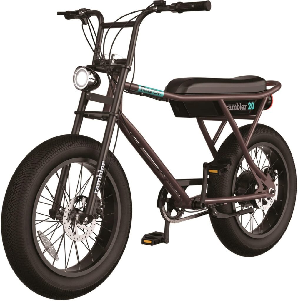 Razor Rambler 20 eBike 16.5 Max Operating Range 19.9 mph Max Speed Brown from Kings Outlet