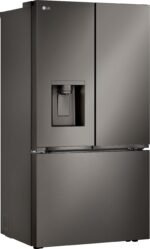 LG Counter-Depth MAX 25.5 Cu. Ft. French Door Smart Refrigerator Four Kinds of Ice from Kings Outlet