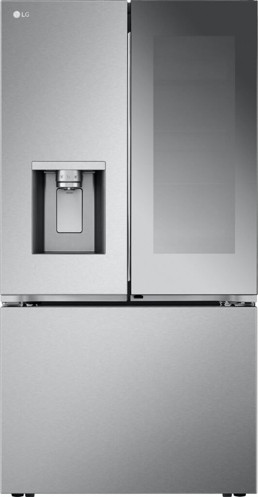 LG Standard-Depth MAX 30.7 Cu. Ft. French Door-in-Door Smart Refrigerator Craft Ice Stainless Steel from Kings Outlet