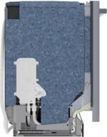 Bosch 800 Series 24" Top Control Smart Built-In Stainless Steel Tub Dishwasher Flexible 3rd from Kings Outlet