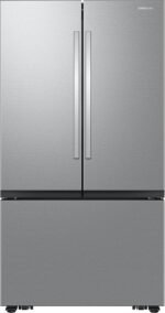 Samsung 32 cu. ft. 3-Door French Door Smart Refrigerator Dual Auto Ice Maker Stainless from Kings Outlet