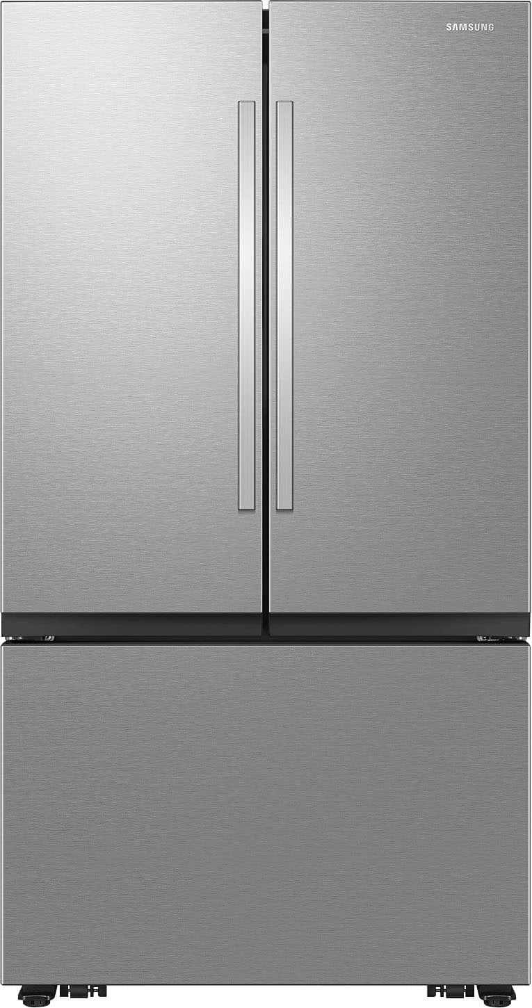 Kings Outlet Samsung 32 cu. ft. 3-Door French Door Smart Refrigerator Dual Auto Ice Maker Stainless Samsung 32 cu. ft. 3-Door French Door Smart Refrigerator Dual Auto Ice Maker Stainless from Kings Outlet
