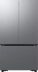 Samsung 27 cu. ft. 3-Door French Door Counter Depth Smart Refrigerator Dual Auto Ice from Kings Outlet