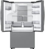 Samsung 31 cu. ft. 3-Door French Door Smart Refrigerator Four Types of Ice Stainless from Kings Outlet