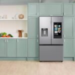 Samsung 30 cu. ft. 3-Door French Door Smart Refrigerator Family Hub Stainless Steel from Kings Outlet