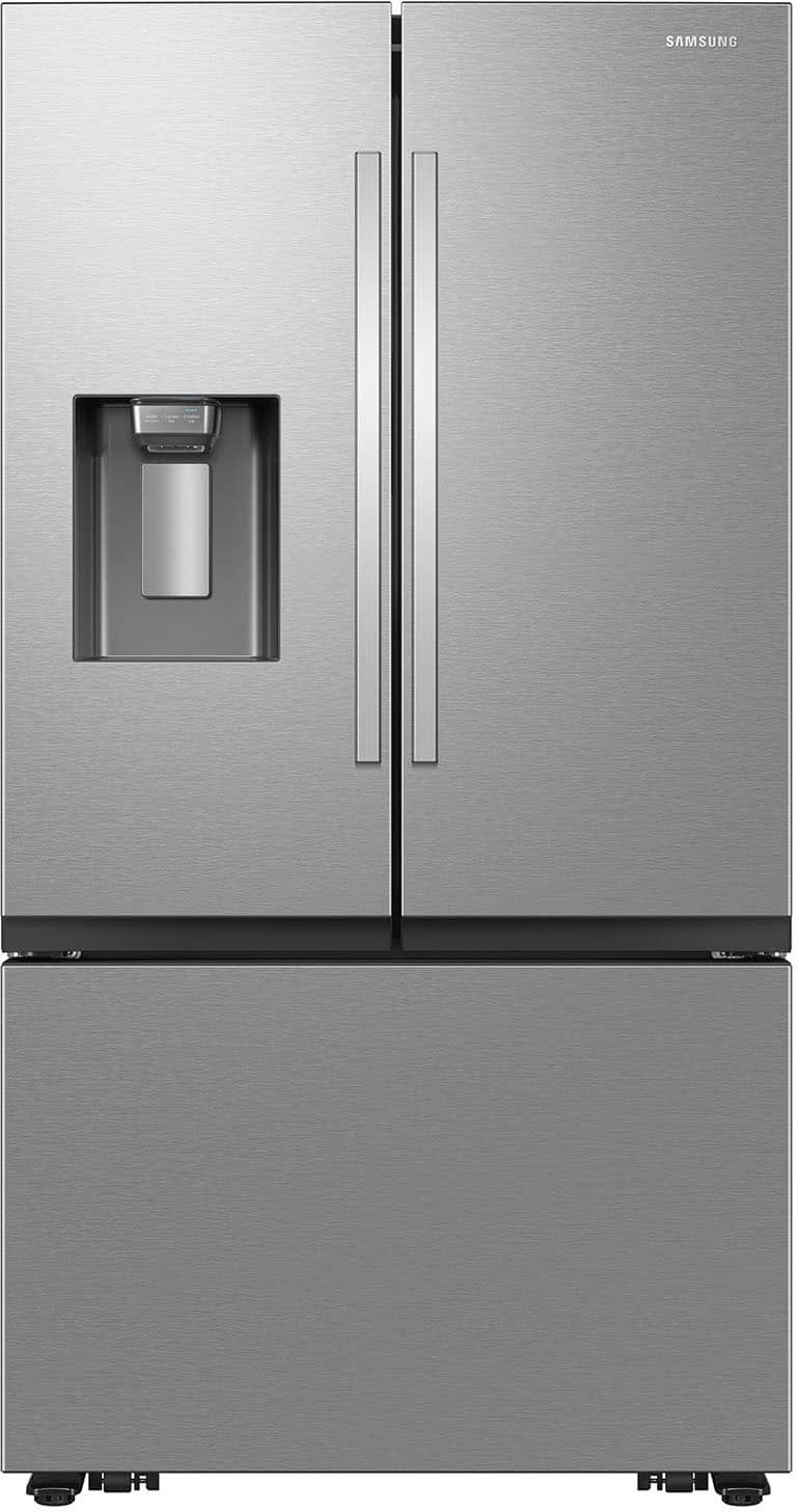 Kings Outlet Samsung 26 cu. ft. French Door Counter Depth Smart Refrigerator Four Types of Ice Samsung 26 cu. ft. French Door Counter Depth Smart Refrigerator Four Types of Ice from Kings Outlet