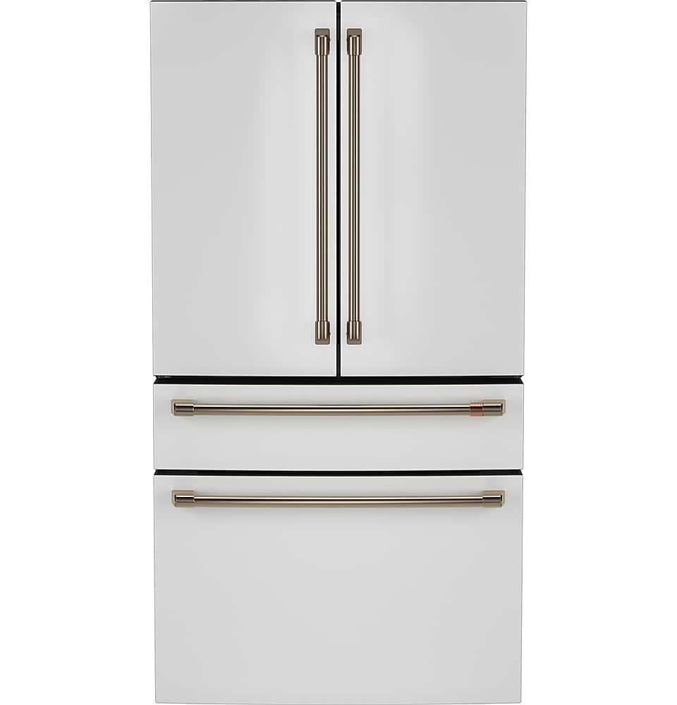 Café 28.7 Cu. Ft. 4-Door French Door Smart Refrigerator Dual Dispense Auto Fill Pitcher from Kings Outlet