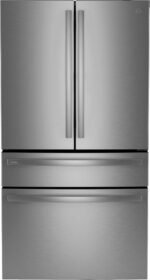 GE Profile 28.7 Cu. Ft. 4-Door French Door Smart Refrigerator Dual-Dispense AutoFill Pitcher Stainless from Kings Outlet