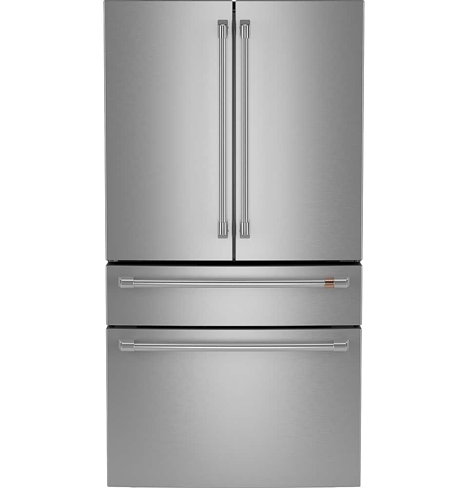 Café 28.7 Cu. Ft. 4-Door French Door Smart Refrigerator Dual Dispense Autofill Pitcher Stainless from Kings Outlet