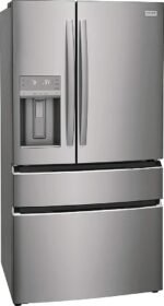 Frigidaire Gallery 26.3 Cu. Ft. 4-Door French Door Refrigerator Smudge Proof Stainless Steel from Kings Outlet