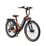Heybike Cityrun Ebike 55mi Max Operating Range 25 mph Max Speed Orange from Kings Outlet