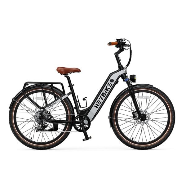 Heybike Cityrun Ebike 55mi Max Operating Range 25 mph Max Speed Black from Kings Outlet