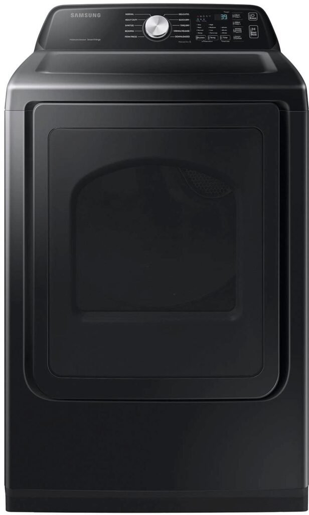 Samsung 7.4 Cu. Ft. Smart Electric Dryer Sensor Dry Black from Kings Outlet
