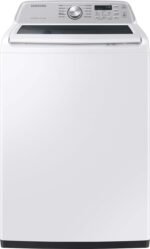 Samsung 4.6 Cu. Ft. High-Efficiency Smart Top Load Washer ActiveWave Agitator White from Kings Outlet