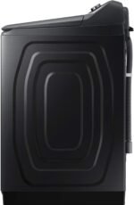 Samsung 5.5 Cu. Ft. High-Efficiency Smart Top Load Washer Super Speed Wash Brushed Black from Kings Outlet