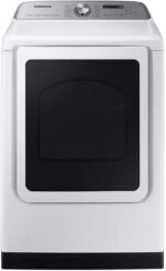 Samsung 7.4 Cu. Ft. Smart Electric Dryer Steam Sanitize+ White from Kings Outlet