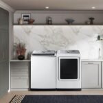 Samsung 5.5 Cu. Ft. High-Efficiency Smart Top Load Washer Super Speed Wash White from Kings Outlet