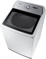 Samsung 5.5 Cu. Ft. High-Efficiency Smart Top Load Washer Super Speed Wash White from Kings Outlet