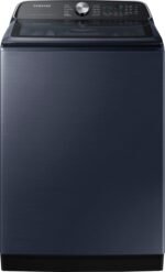 Samsung 5.4 Cu. Ft. High-Efficiency Smart Top Load Washer Pet Care Solution Brushed Navy from Kings Outlet