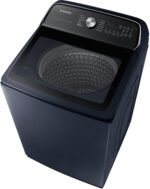 Samsung 5.4 Cu. Ft. High-Efficiency Smart Top Load Washer Pet Care Solution Brushed Navy from Kings Outlet