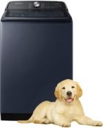 Samsung 5.4 Cu. Ft. High-Efficiency Smart Top Load Washer Pet Care Solution Brushed Navy from Kings Outlet