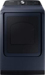 Samsung 7.4 Cu. Ft. Smart Electric Dryer Steam Pet Care Dry Brushed Navy from Kings Outlet