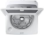 Samsung 5.4 Cu. Ft. High-Efficiency Smart Top Load Washer ActiveWave Agitator White from Kings Outlet