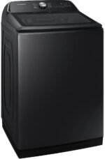 Samsung 5.4 Cu. Ft. High-Efficiency Smart Top Load Washer ActiveWave Agitator Brushed Black from Kings Outlet