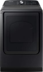 Samsung 7.4 Cu. Ft. Smart Gas Dryer Steam Sanitize+ Black from Kings Outlet