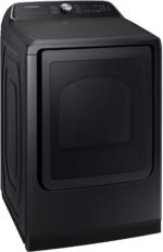 Samsung 7.4 Cu. Ft. Smart Gas Dryer Steam Sanitize+ Black from Kings Outlet