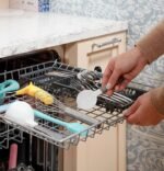 GE 24" Top Control Built-In Stainless Steel Tub Dishwasher 3rd Rack Sanitze Cycle 45 from Kings Outlet