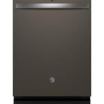 GE 24" Top Control Built-In Stainless Steel Tub Dishwasher 3rd Rack Sanitize Cycle 45 from Kings Outlet