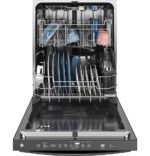 GE 24" Top Control Built-In Stainless Steel Tub Dishwasher 3rd Rack Sanitize Cycle 45 from Kings Outlet