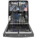 GE 24" Top Control Built-In Stainless Steel Tub Dishwasher 3rd Rack Sanitze Cycle 45 from Kings Outlet
