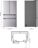 LG Standard-Depth MAX 29.6 Cu. Ft. 4-Door French Door Smart Refrigerator Full-Convert Drawer Stainless from Kings Outlet