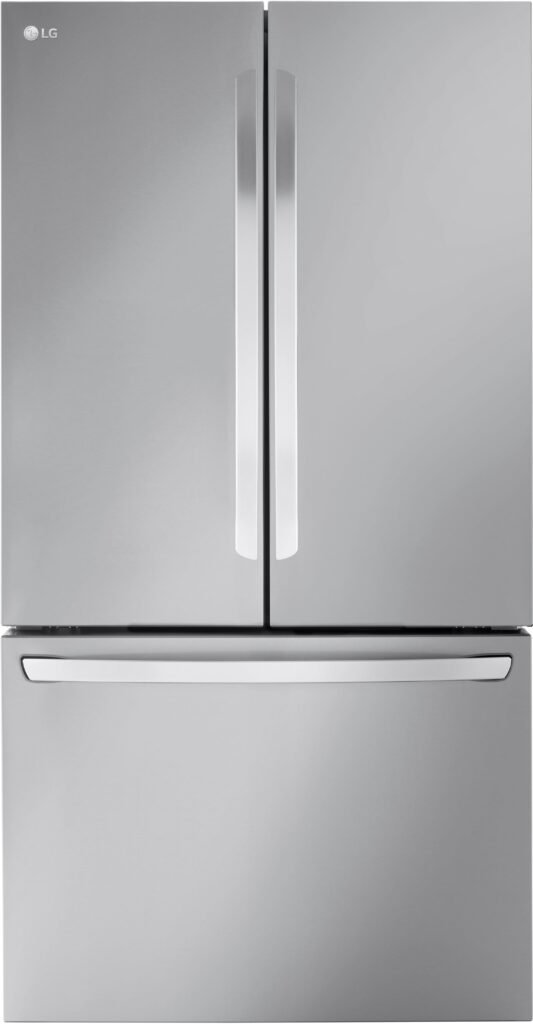 LG Standard-Depth MAX 31.7 Cu. Ft. French Door Smart Refrigerator Internal Water Dispenser Stainless from Kings Outlet