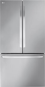 LG Standard-Depth MAX 31.7 Cu. Ft. French Door Smart Refrigerator Internal Water Dispenser Stainless from Kings Outlet