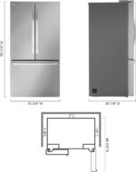 LG Standard-Depth MAX 31.7 Cu. Ft. French Door Smart Refrigerator Internal Water Dispenser Stainless from Kings Outlet