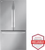 LG Standard-Depth MAX 31.7 Cu. Ft. French Door Smart Refrigerator Internal Water Dispenser Stainless from Kings Outlet