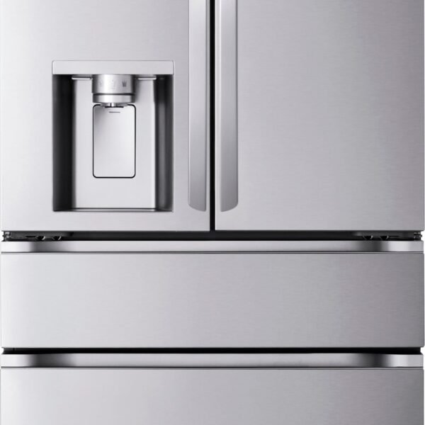 LG Standard-Depth MAX 28.6 Cu. Ft. 4-Door French Door Smart Refrigerator Full-Convert Drawer Stainless from Kings Outlet